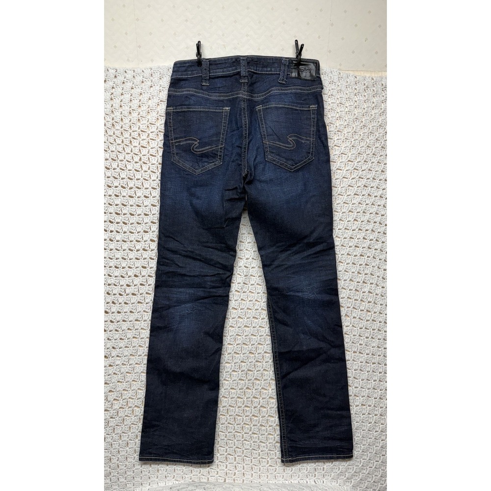 Silver Jeans Grayson Jeans Mens 32x34 Fits W32 L33  Blue Denim Western Straight